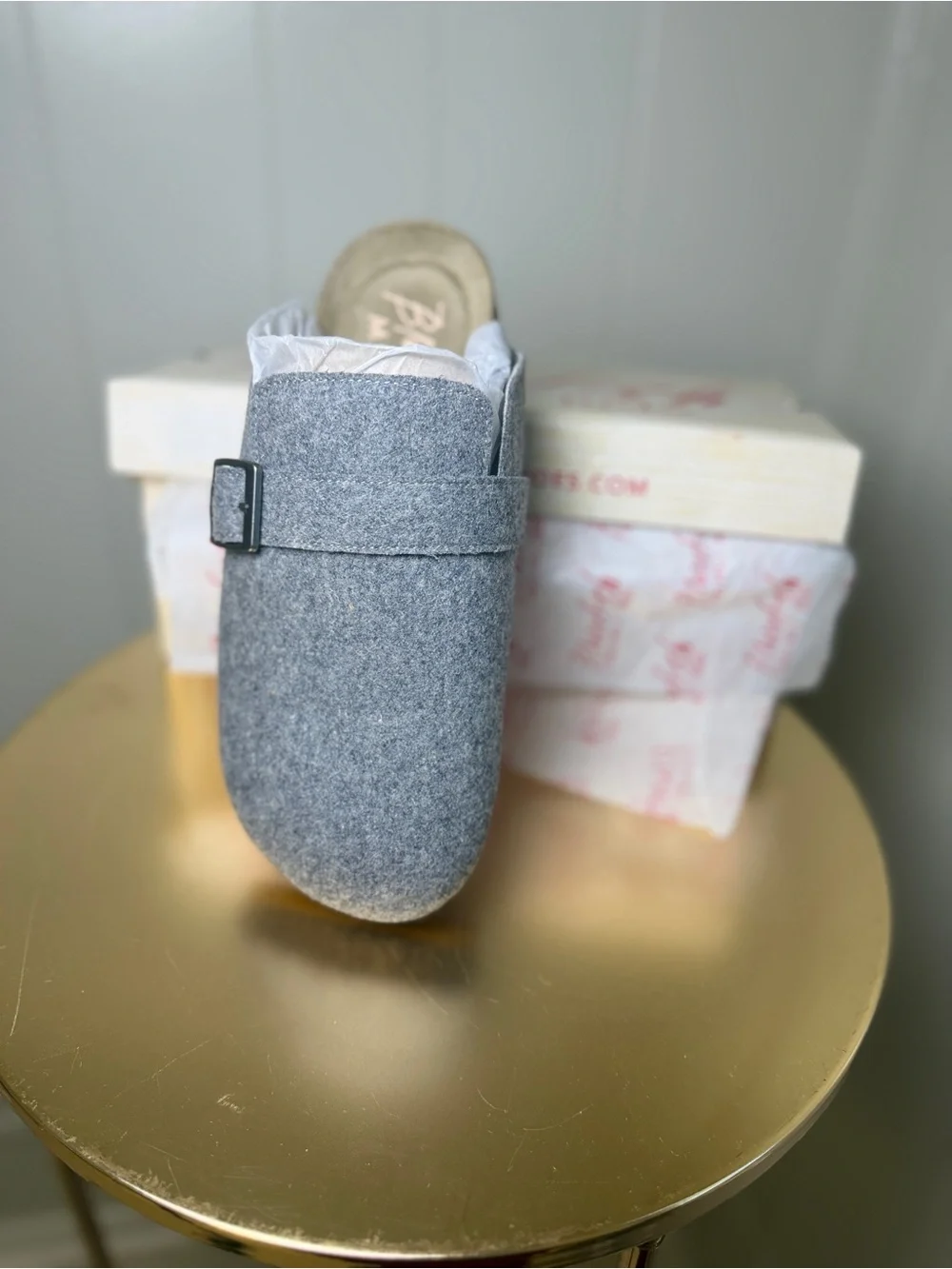 Blowfish Malibu Weekend-K Girls Gray Clogs Size 4 NWT